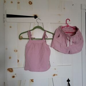 J.Crew Pink Tank Top and Shorts Set